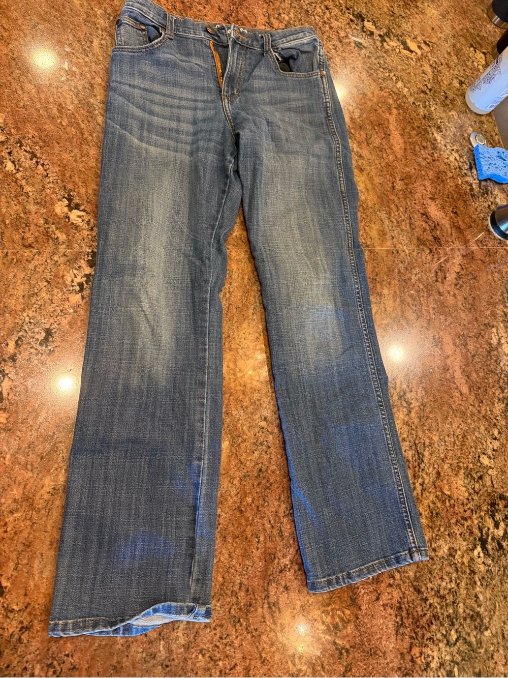 Slim Men's Jeans in Faded Blue Denim